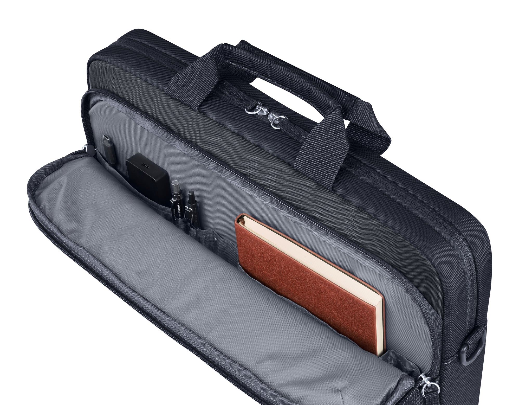 HP Notebook-Tasche für Laptops bis 14,1" – abnehmbarer Schultergurt, wasserfest – Odyssey Grau