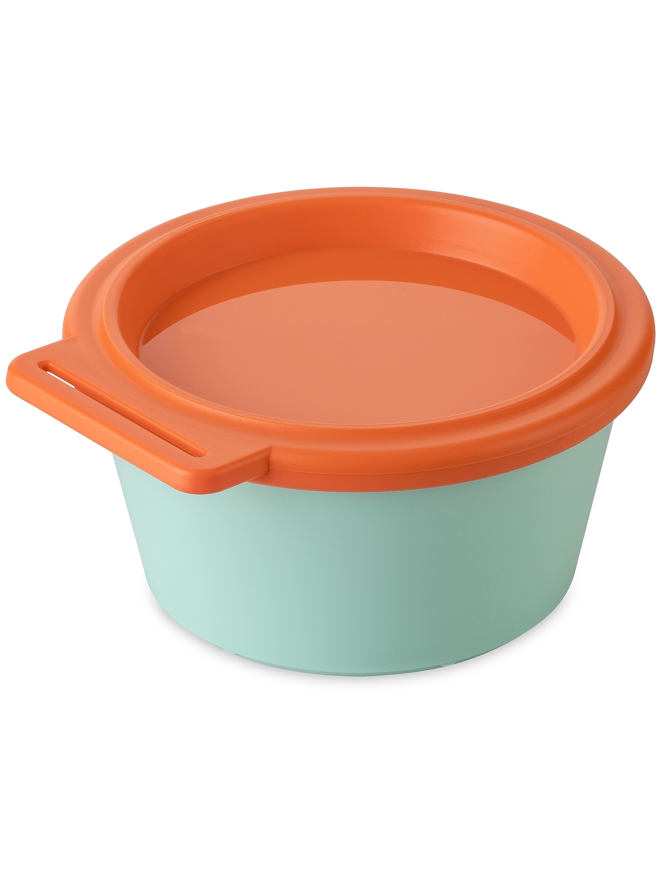 Koziol Schale NORA – 250 ml, Ø 11 cm, Kunststoff (biozirkulär), Grün, mit Deckel, spülmaschinenfest