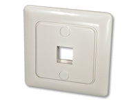 Lindy Wall Box DE – für Keystone-Modul, Weiss, 81×81 mm