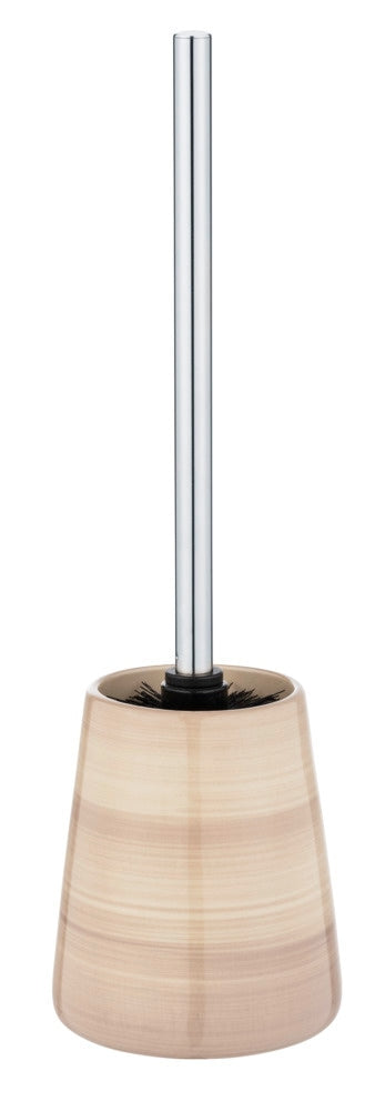 Wenko – WC-Bürstenset – Keramik, Braun, H 39,5 cm, Ø 7,5 cm