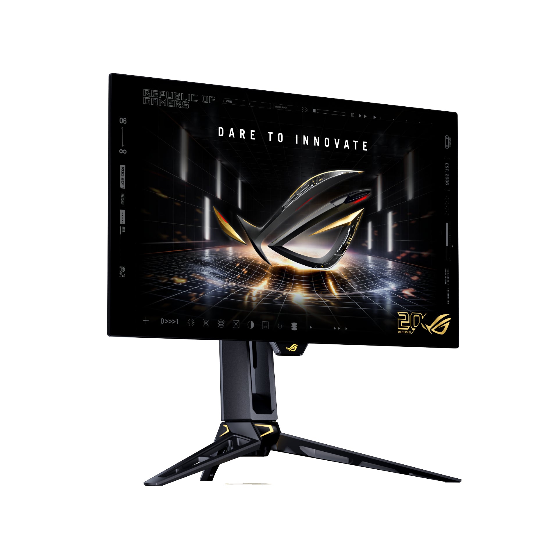 ASUS ROG Swift OLED PG27AQWP-G Edition 20 – 26,5", 2560 × 1440 (WQHD), OLED, 540 Hz, HDR10