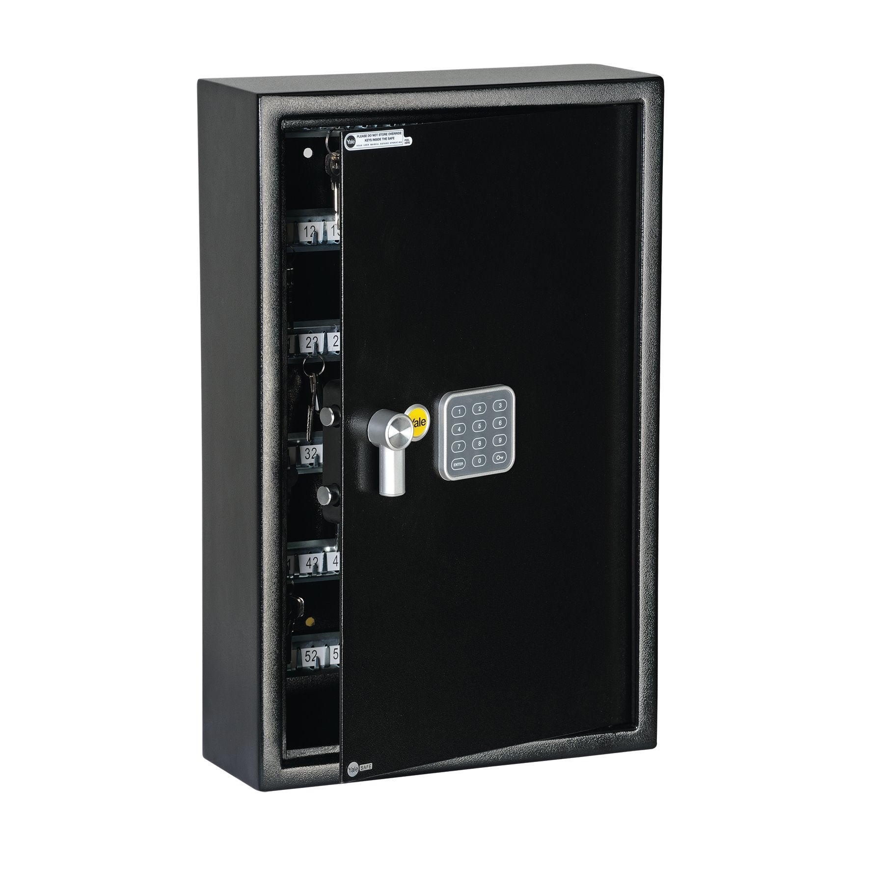 Yale Wandtresor YKB/550 – Elektronikschloss – 14,7 l – Wandmontage – Schwarz