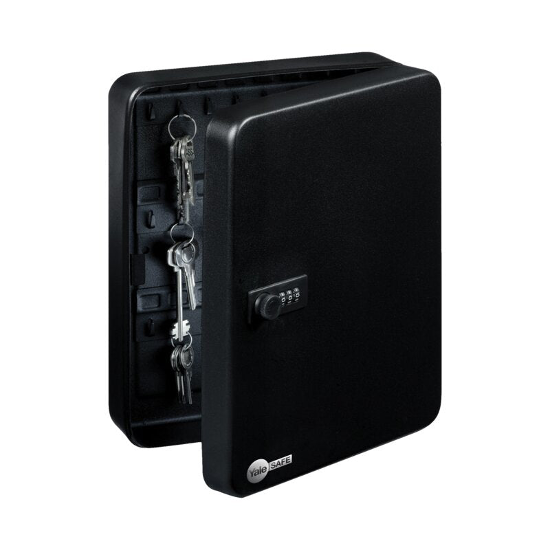 Yale Schlüsselsafe YKB/540 – Elektronik + Schlüssel – 0,5 l – Wandmontage – Schwarz
