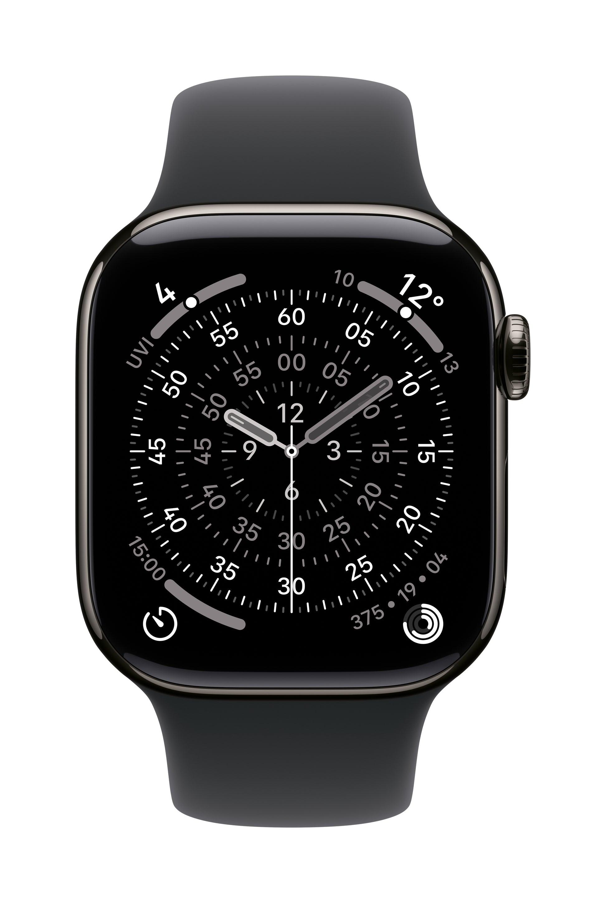 Apple Sport Band – Armband – für Apple Watch 42 mm, Schwarz, Grösse M/L, Polymer