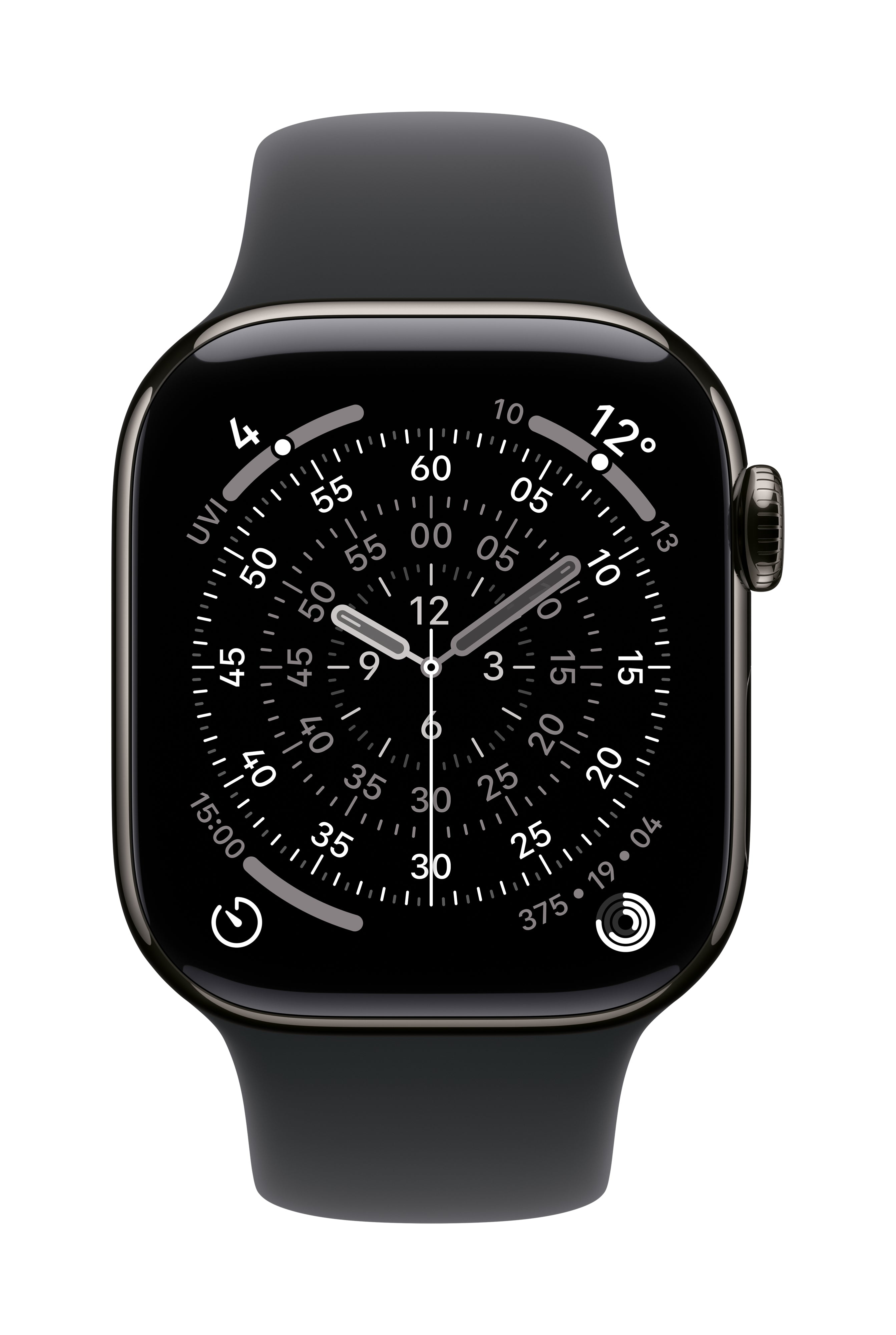 Apple Sport Band – Armband – für Apple Watch 42 mm, Schwarz, Grösse M/L, Polymer