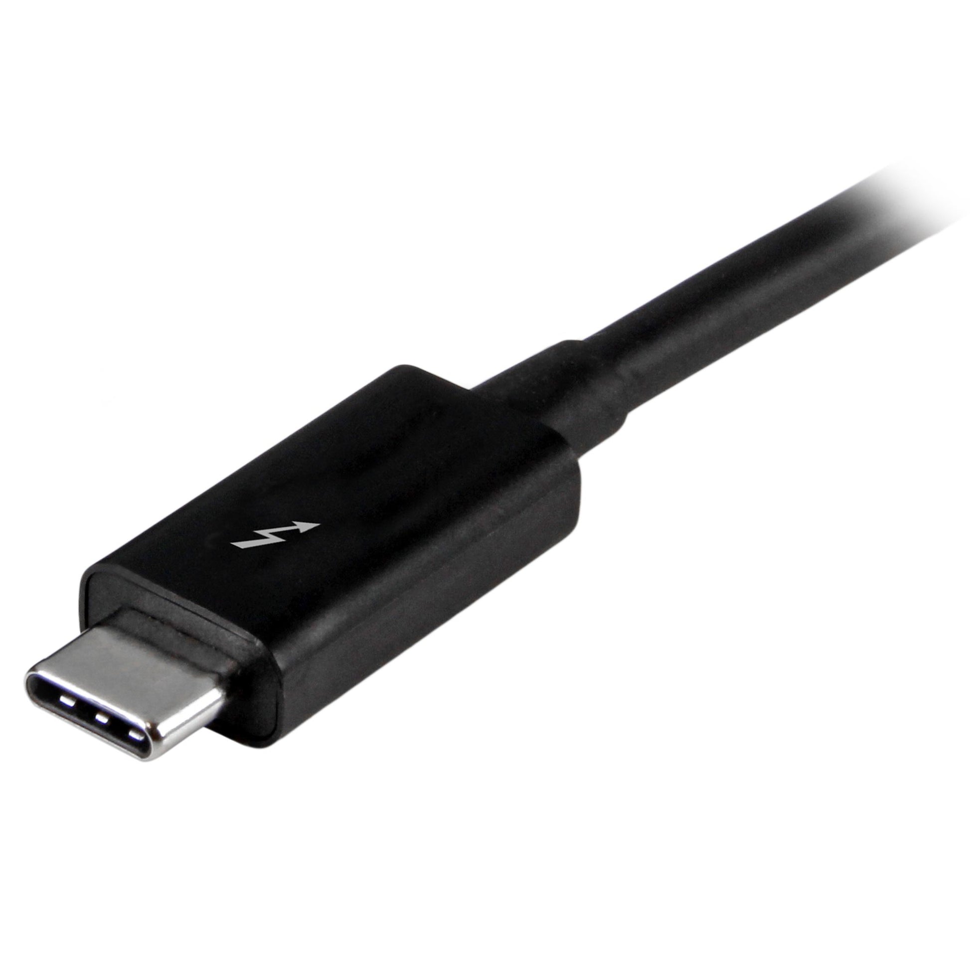 StarTech.com Thunderbolt 3 (USB-C) Kabel – 20 Gbit/s – 1 m – PD 100 W – PVC-Mantel – Schwarz