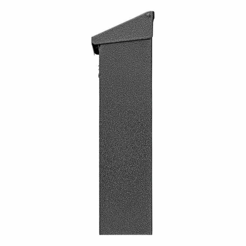 BURG-WÄCHTER Briefkasten – Stahl, grau, 22,5 × 30,5 × 7,5 cm