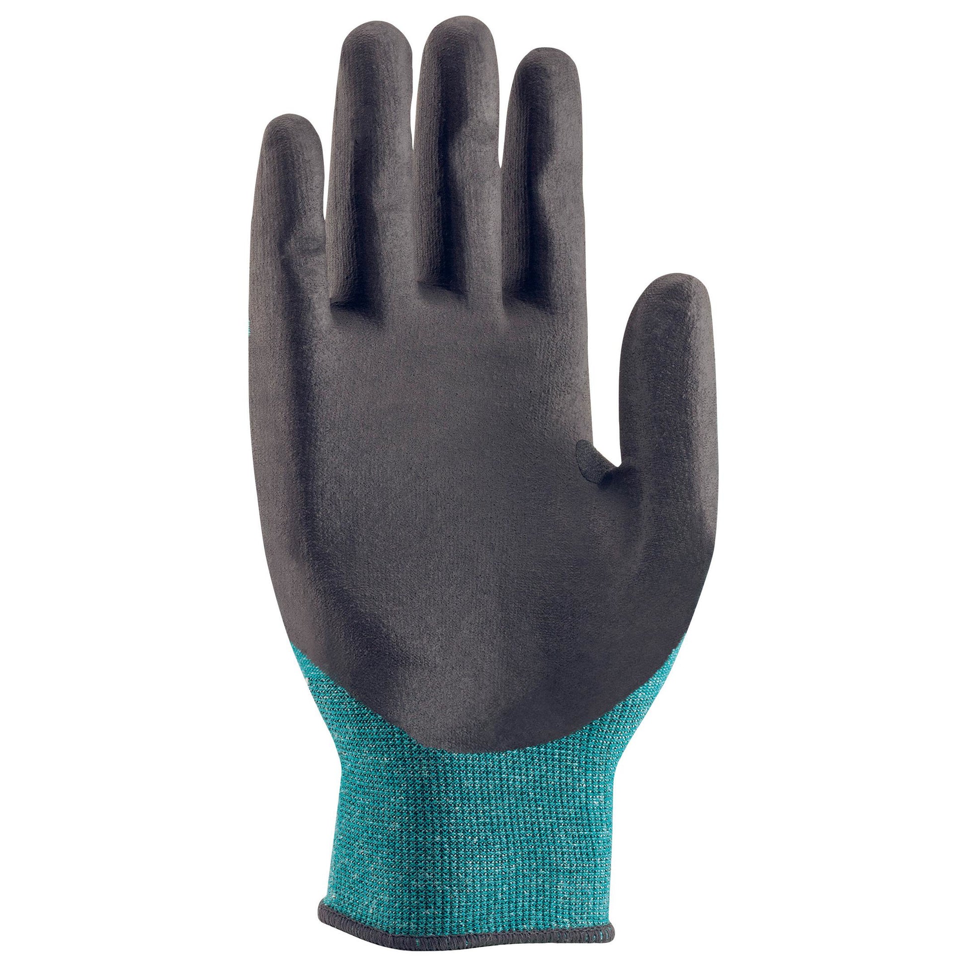 Uvex Schnittschutzhandschuhe Bamboo TwinFlex Dxg – Grösse 6 – EN 388:2016 4X41D, Schwarz/Grün