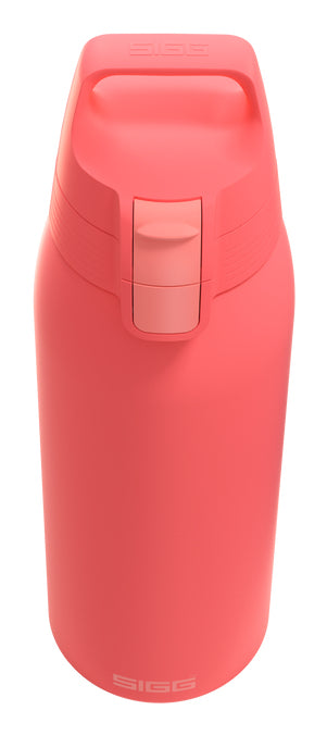 SIGG Shield One Trinkflasche 1 l – Edelstahl, Klappdeckel, Watermelon