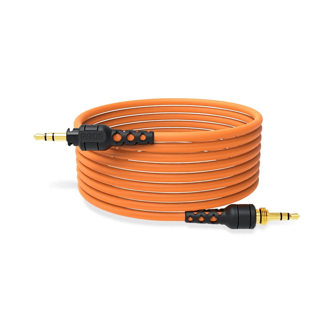 RØDE NTH-Cable24 – Anschlusskabel – für NTH-100 – 3,5 mm TRS auf 3,5 mm TRS – 2,4 m – orange