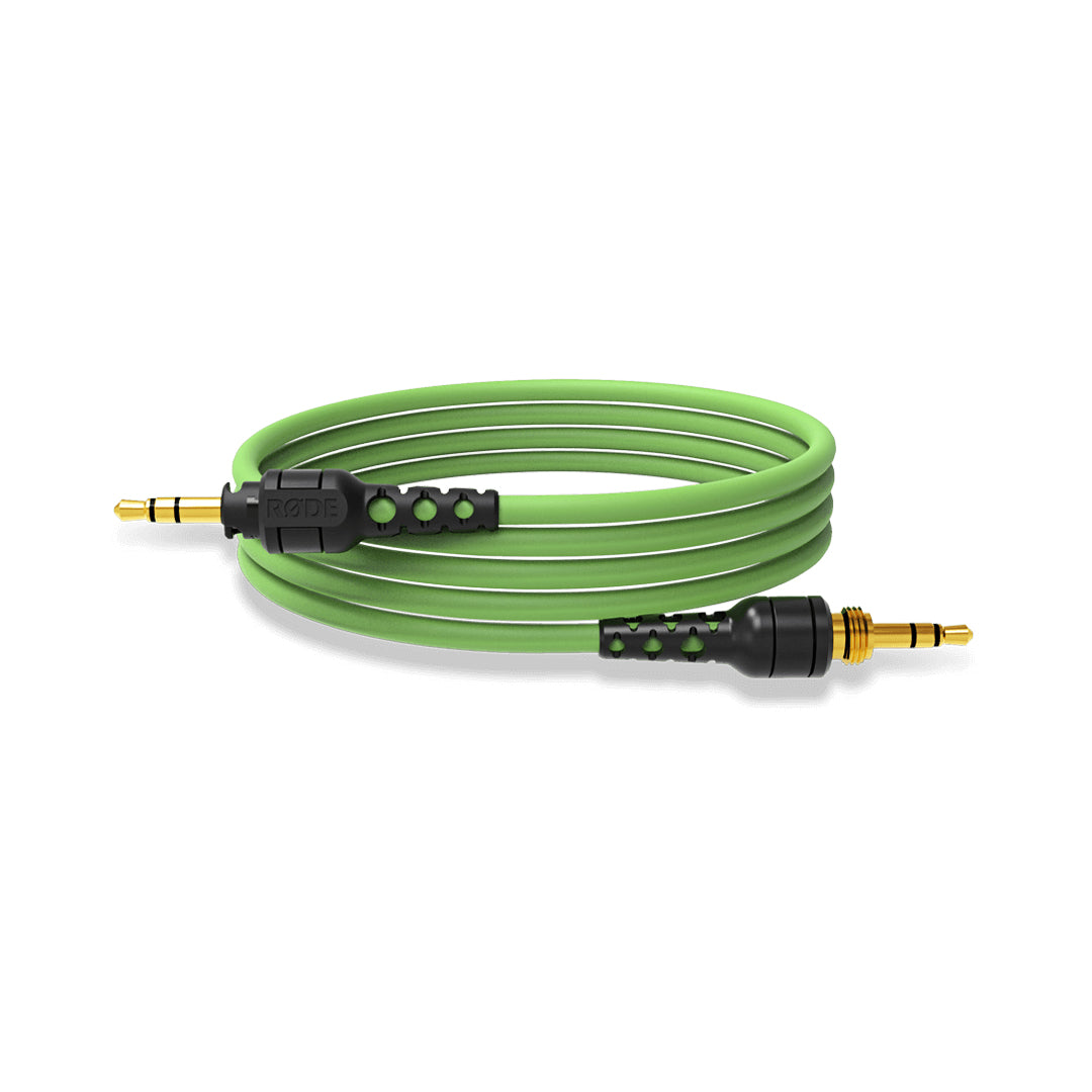 RØDE NTH-Cable12 – Adapterkabel – für NTH-100 – 3,5 mm Klinke auf 3,5 mm Klinke – 1,2 m – grün