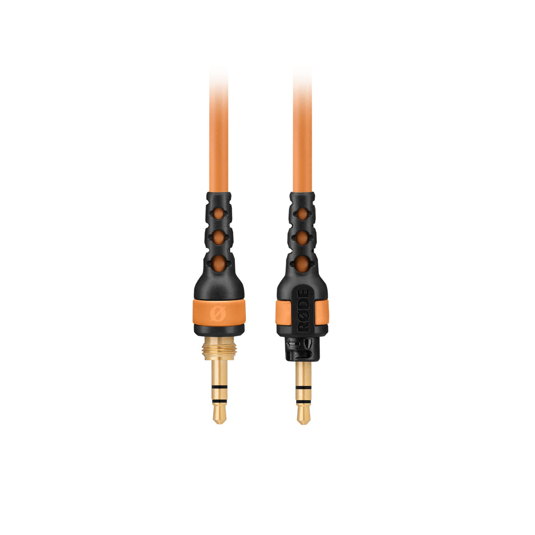 RØDE NTH-Cable24 – Anschlusskabel – für NTH-100 – 3,5 mm TRS auf 3,5 mm TRS – 2,4 m – orange