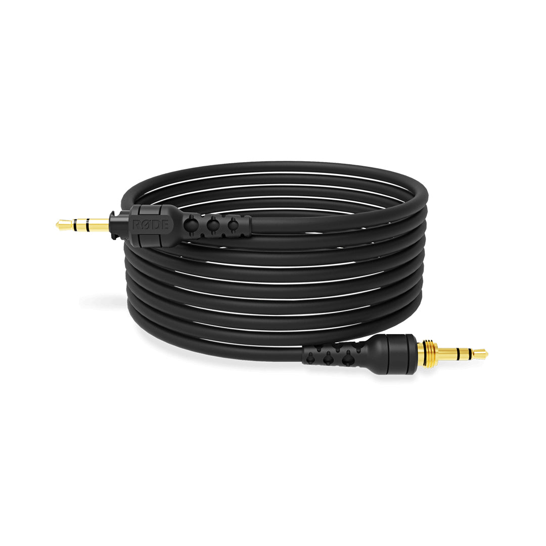 RØDE NTH-Cable24 – Adapterkabel für NTH-100 – 3,5 mm Klinke auf 3,5 mm Klinke – 2,4 m – Schwarz