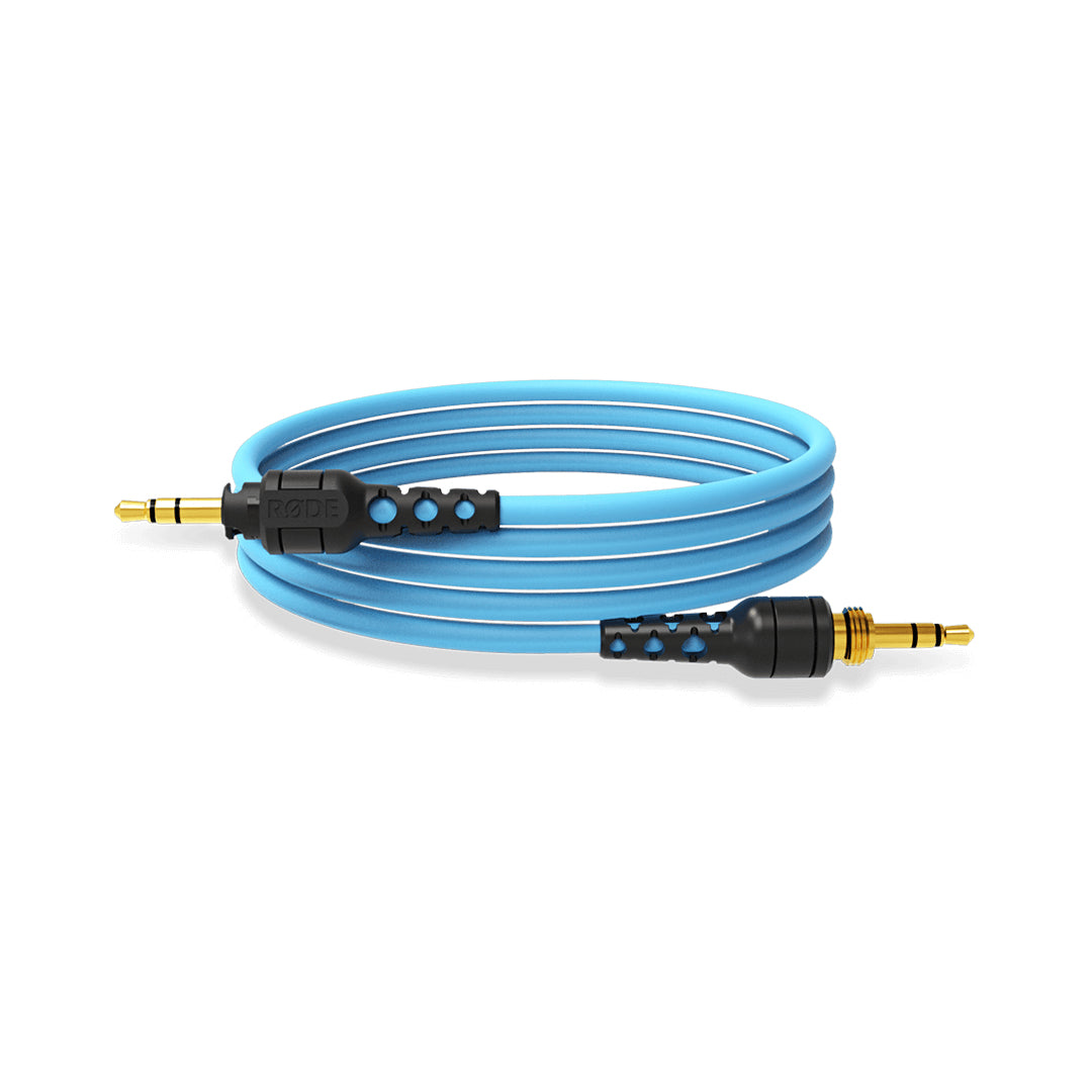 RØDE NTH-Cable12 – Adapterkabel – für NTH-100 – 3,5 mm Klinke auf 3,5 mm Klinke – 1,2 m – Blau