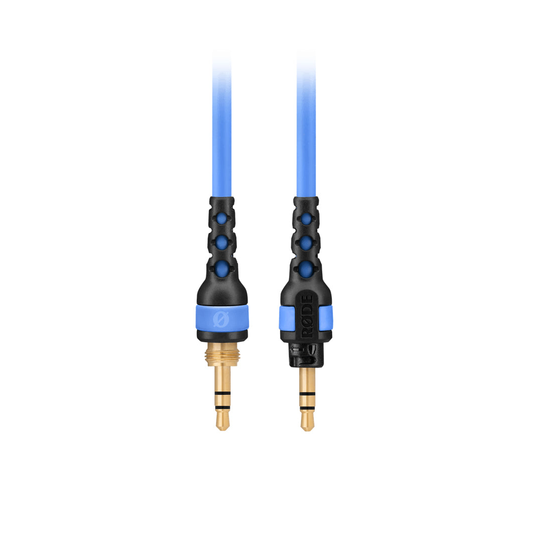 RØDE NTH-Cable12 – Adapterkabel – für NTH-100 – 3,5 mm Klinke auf 3,5 mm Klinke – 1,2 m – Blau