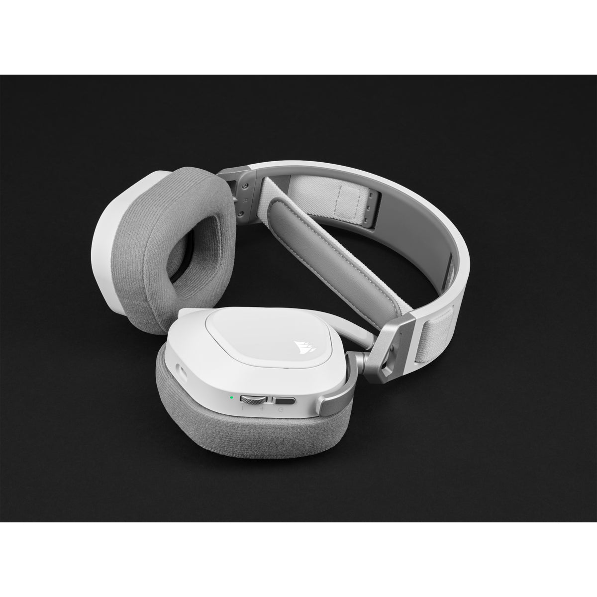 Corsair HS80 RGB – Gaming-Headset Over-Ear – USB-A, Dolby Atmos – Weiss – für PS5 – bis 20 h