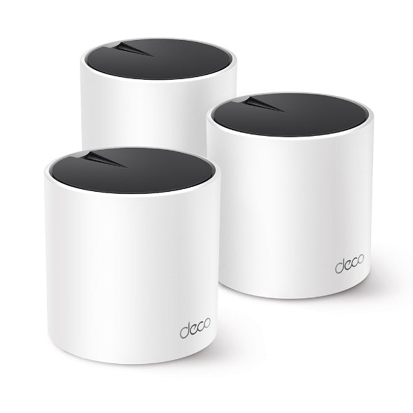 TP-Link Deco X55 (3er-Pack) – WLAN-Router – Wi-Fi 6 Dual-Band (2,4/5 GHz), 3,0 Gbit/s