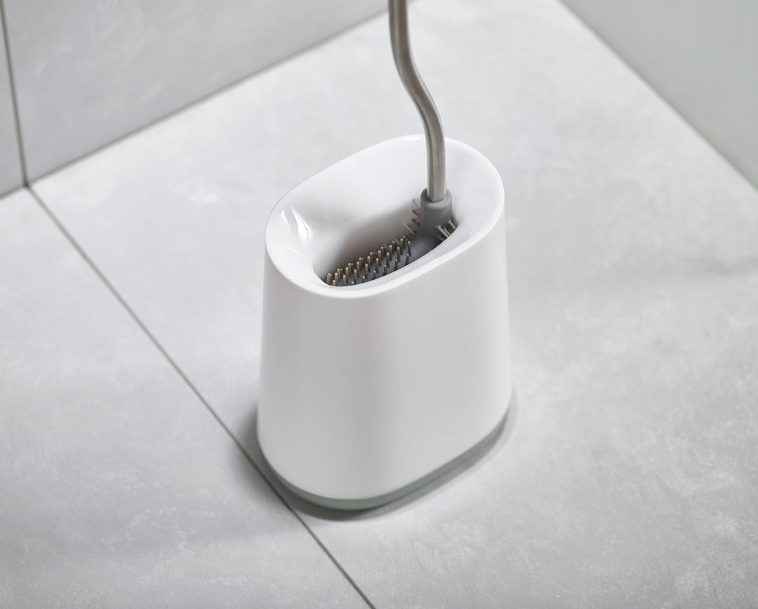 Joseph Joseph WC-Bürstenset – Kunststoff, hellgrau, H 42,2 cm