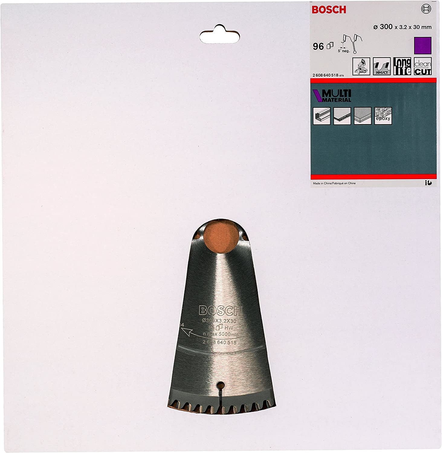 Bosch Professional – Kreissägeblatt, Multi Material, 2608640518, 300 mm