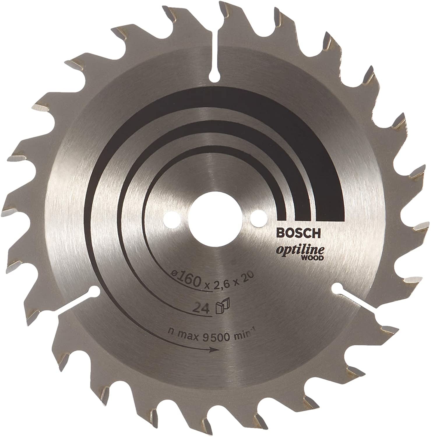 Bosch Professional – Kreissägeblatt, Optiline Wood, 2608640596, 160 mm
