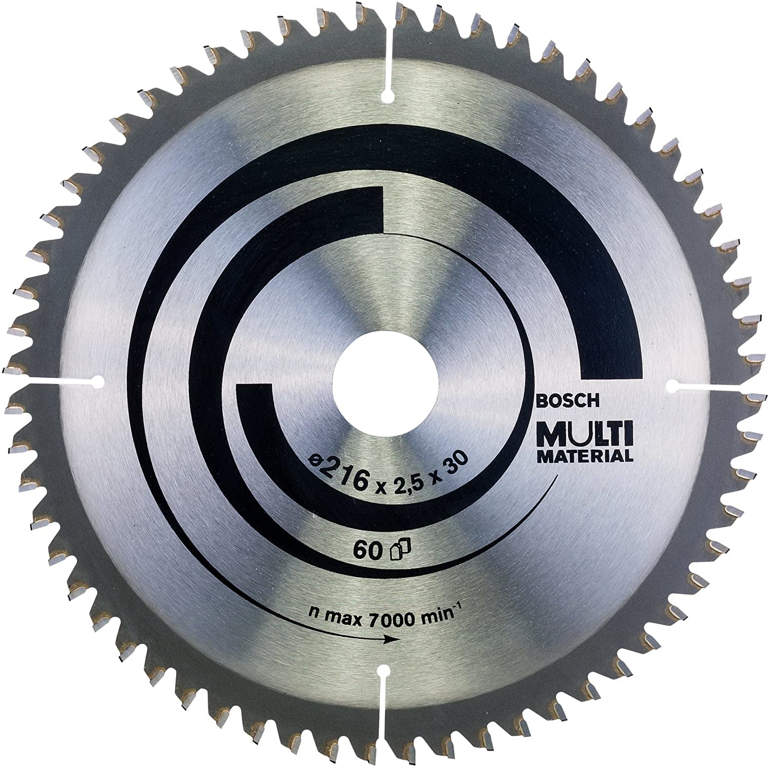 Bosch Professional – Kreissägeblatt, Multi Material, 2608640446, 216 mm × 30 mm × 2,5 mm