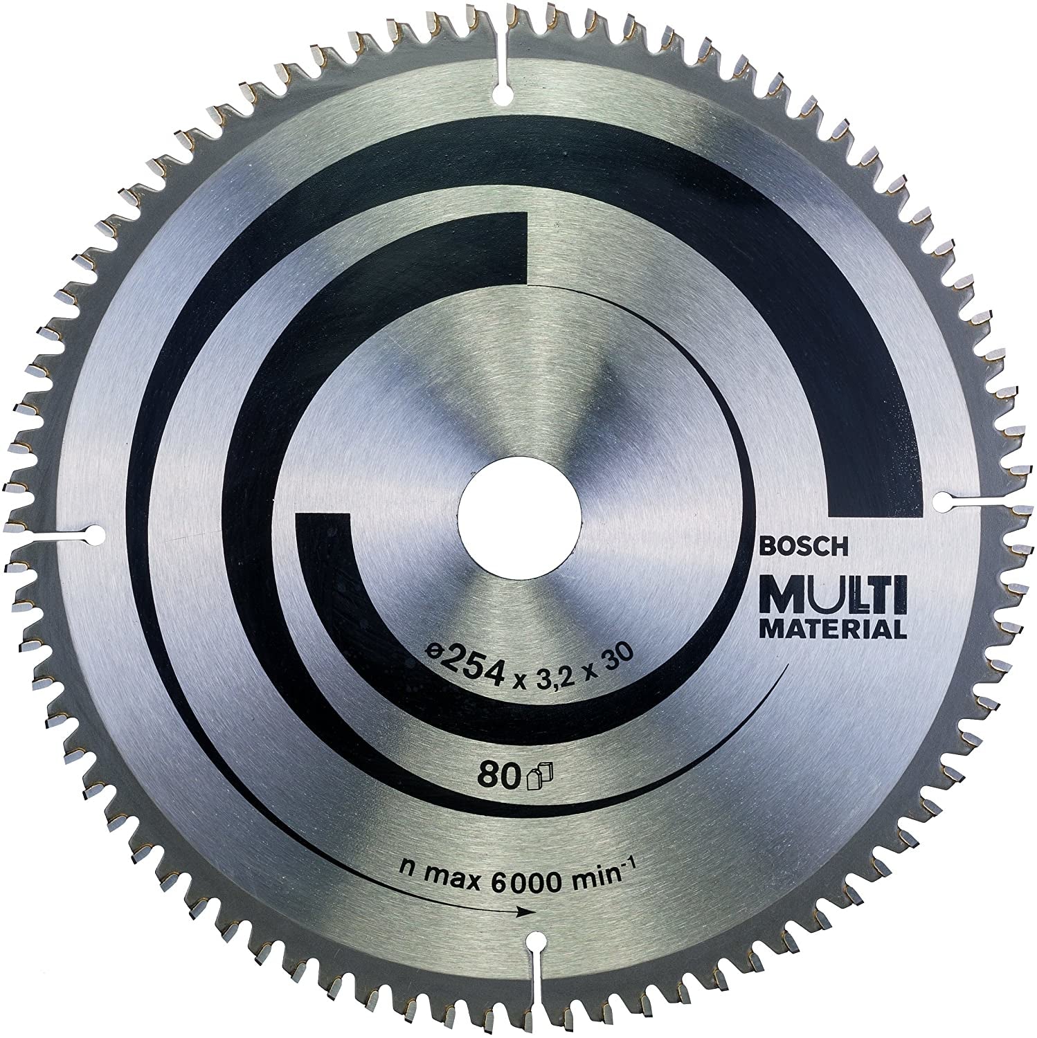 Bosch Professional – Kreissägeblatt, Multi Material, 254 mm × 30 mm × 3,2 mm