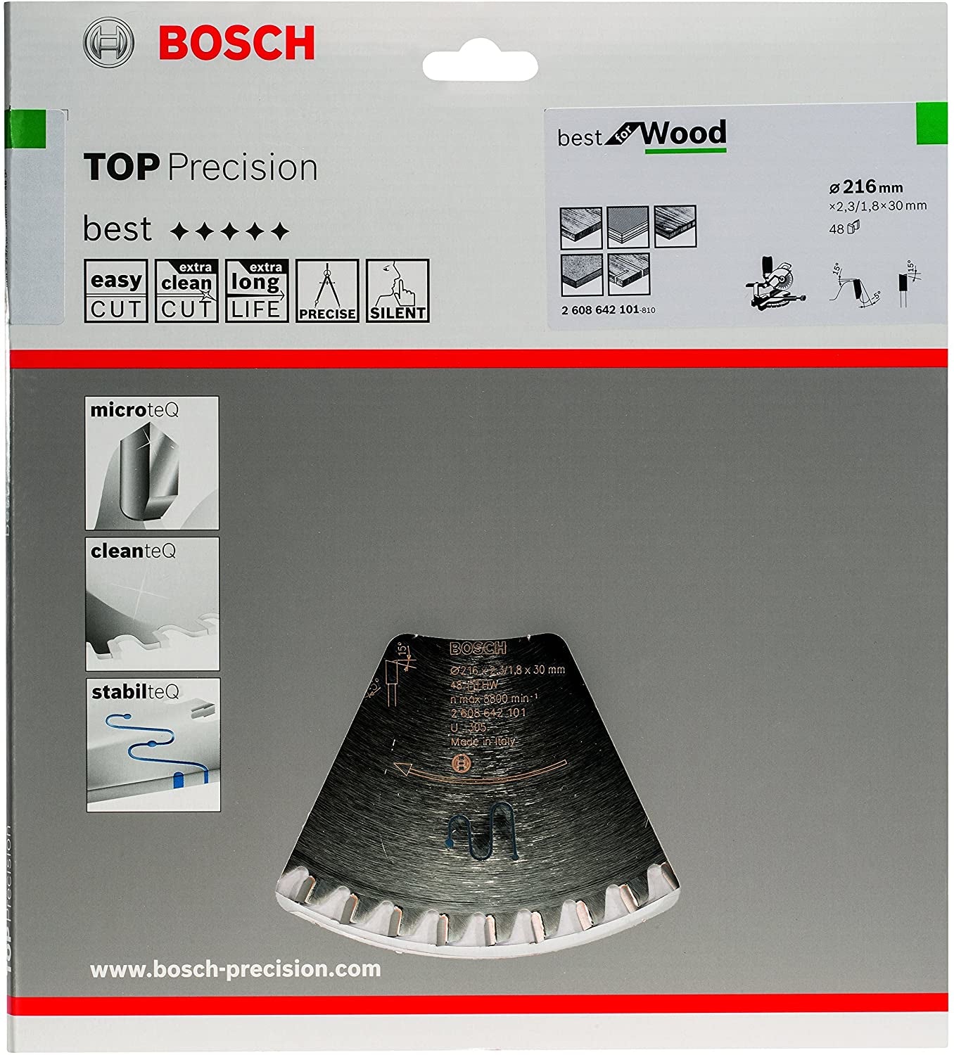 Bosch Professional – Kreissägeblatt, 2608642101, 216 mm