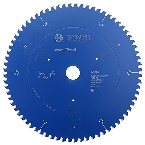 Bosch Professional Expert for Wood Kreissägeblatt 305 × 30 × 2,4 mm, 72 Zähne – für Holz – 1 Stück