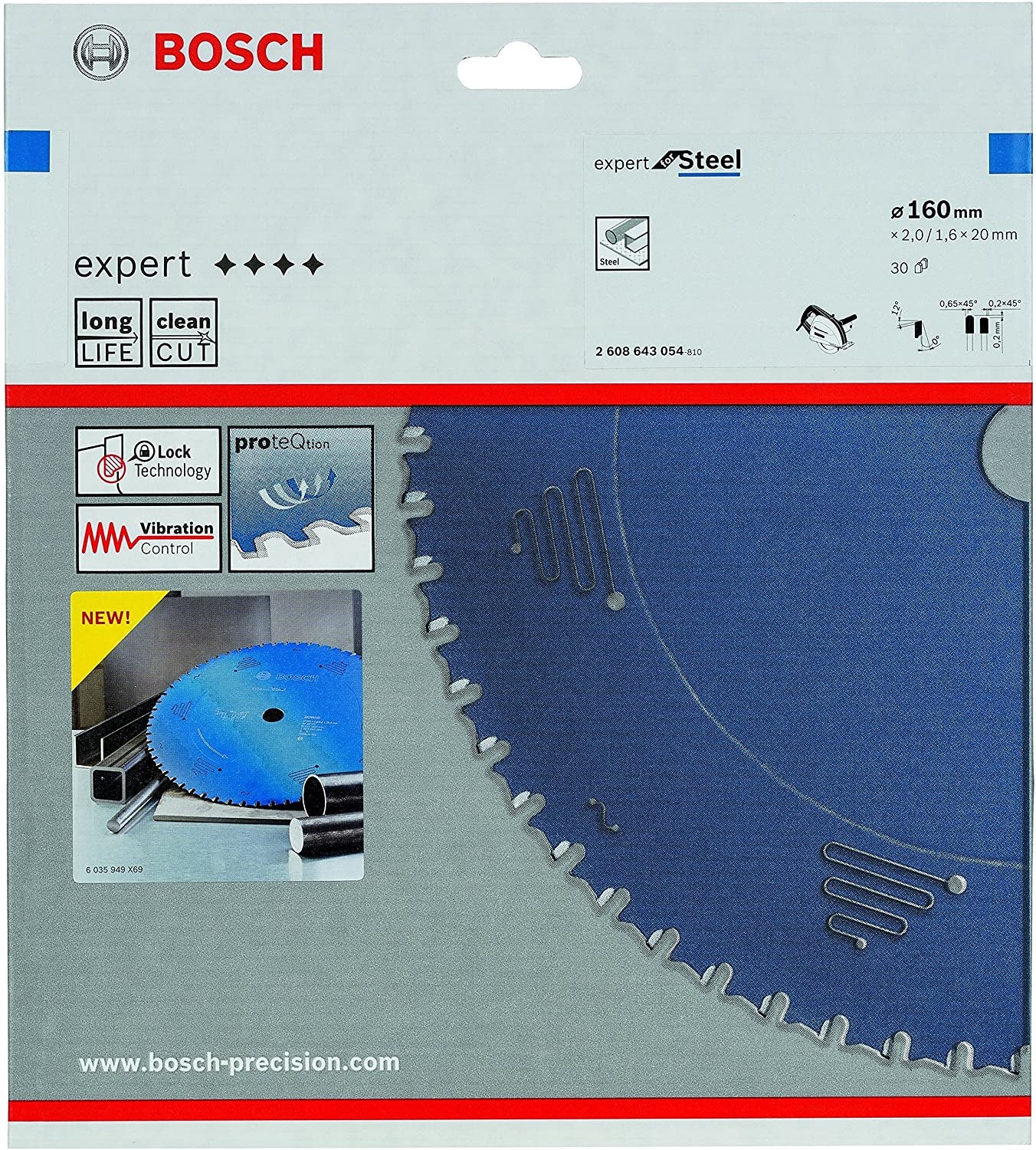 Bosch Professional – Kreissägeblatt, 160 mm