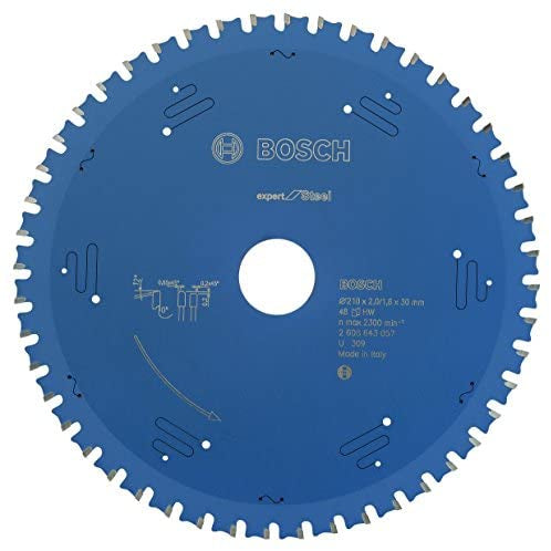 Bosch Professional – Kreissägeblatt, 48 Zähne, 210 mm × 30 mm × 2,0 mm