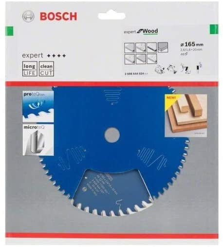 Bosch Professional – Kreissägeblatt, 48 Zähne, 2608644024, 165 mm