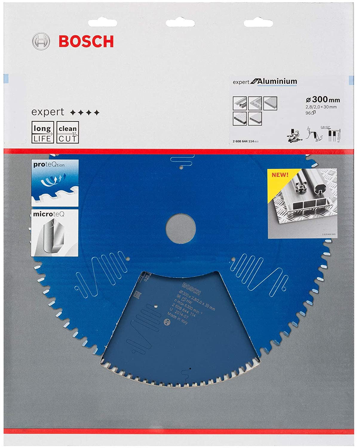 Bosch Professional Expert für Aluminium Kreissägeblatt 260 × 30 × 2,8 mm Hartmetall, 80 Zähne