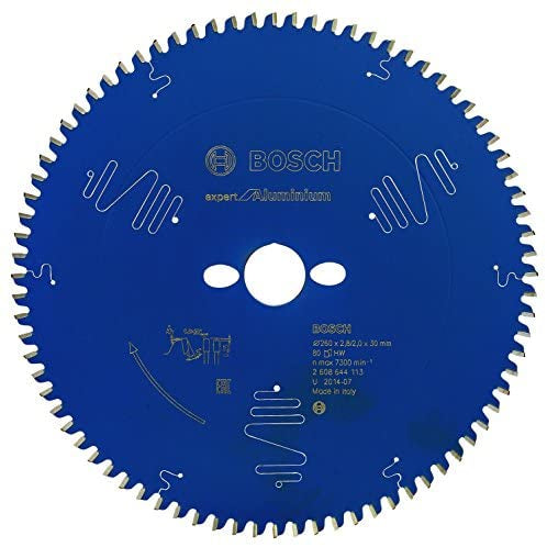 Bosch Professional Expert für Aluminium Kreissägeblatt 260 × 30 × 2,8 mm Hartmetall, 80 Zähne
