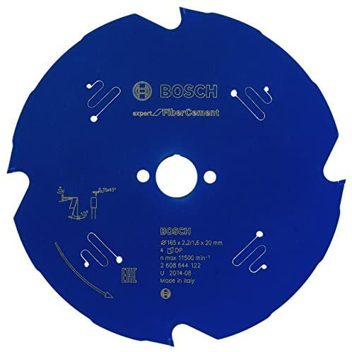 Bosch Professional – Kreissägeblatt, Expert Fibre Cement, 2608644122, 165 mm × 20 mm × 2,2 mm