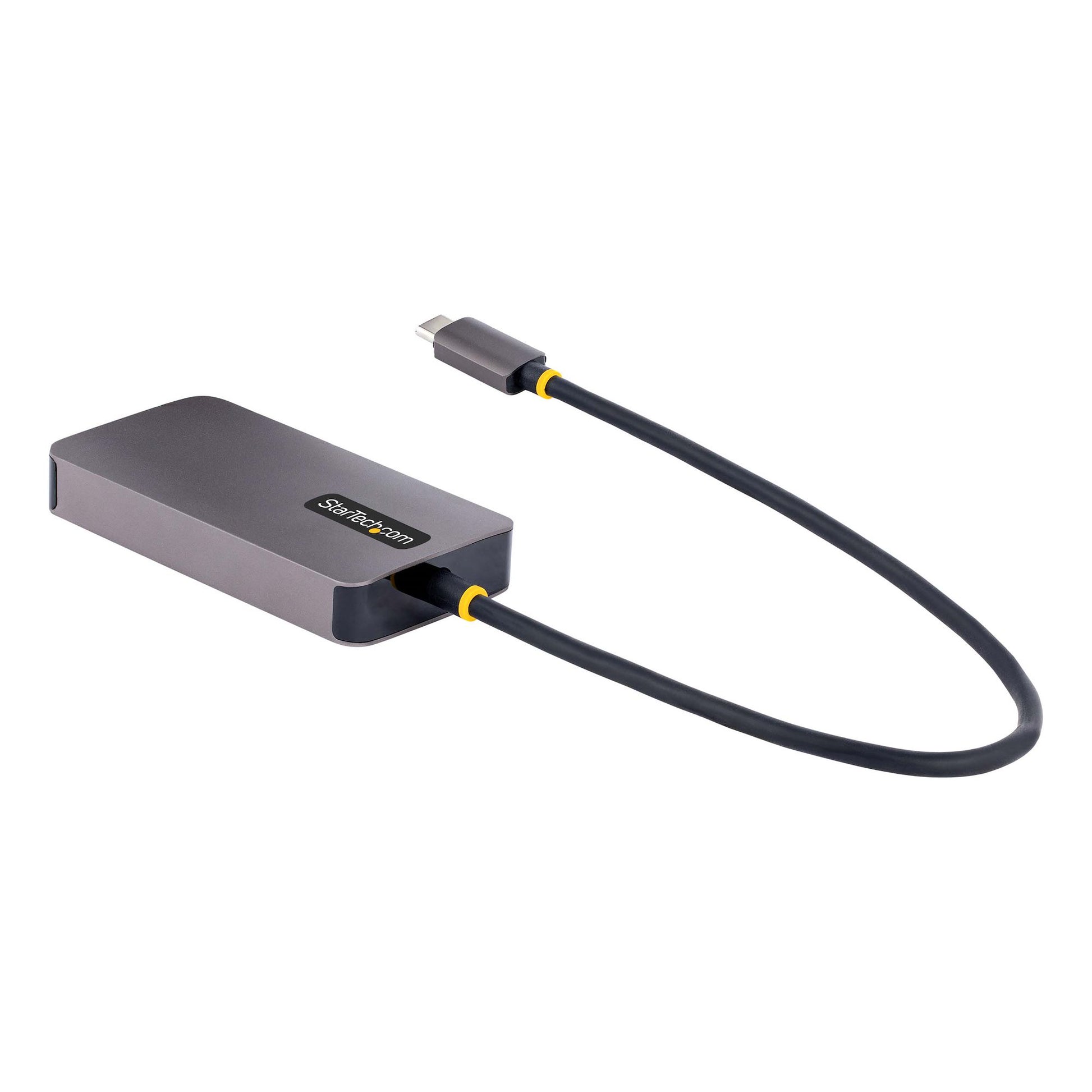 StarTech.com Video Adapter USB-C zu HDMI/DVI-I/VGA – 4K (3840 × 2160) @ 60 Hz, HDMI 2.0b, 0,3 m