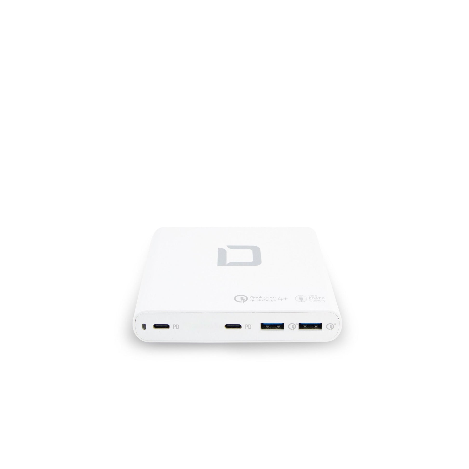 DICOTA D31893 Netzteil (EU, UK) – 120 W, 2× USB-C + 2× USB-A, PD, QC – für Laptops, Smartphones, Tablets
