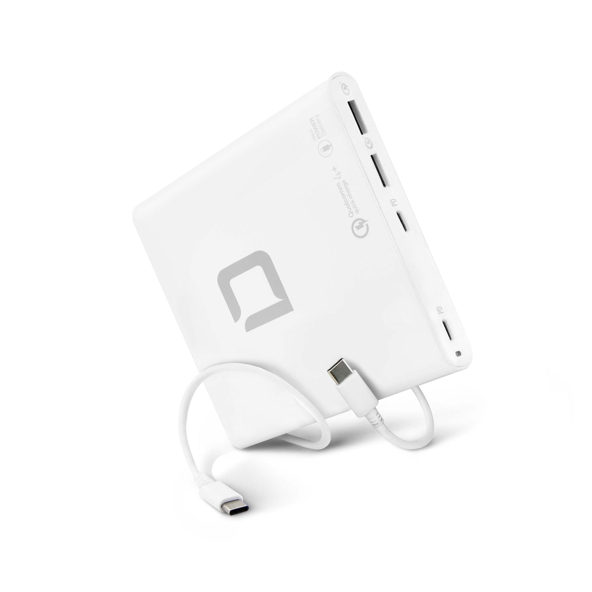 DICOTA D31893 Netzteil (EU, UK) – 120 W, 2× USB-C + 2× USB-A, PD, QC – für Laptops, Smartphones, Tablets