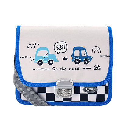 Funki Kindergartentasche On the Road – wasserabweisend, Schwarz/Blau/Grau