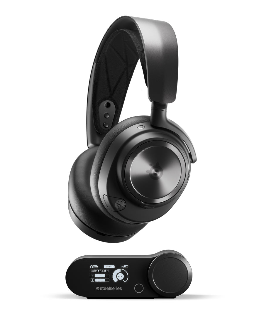 SteelSeries Arctis Nova Pro – Over-Ear Gaming-Headset – USB-A, Surround-Sound – Schwarz – bis 44 h