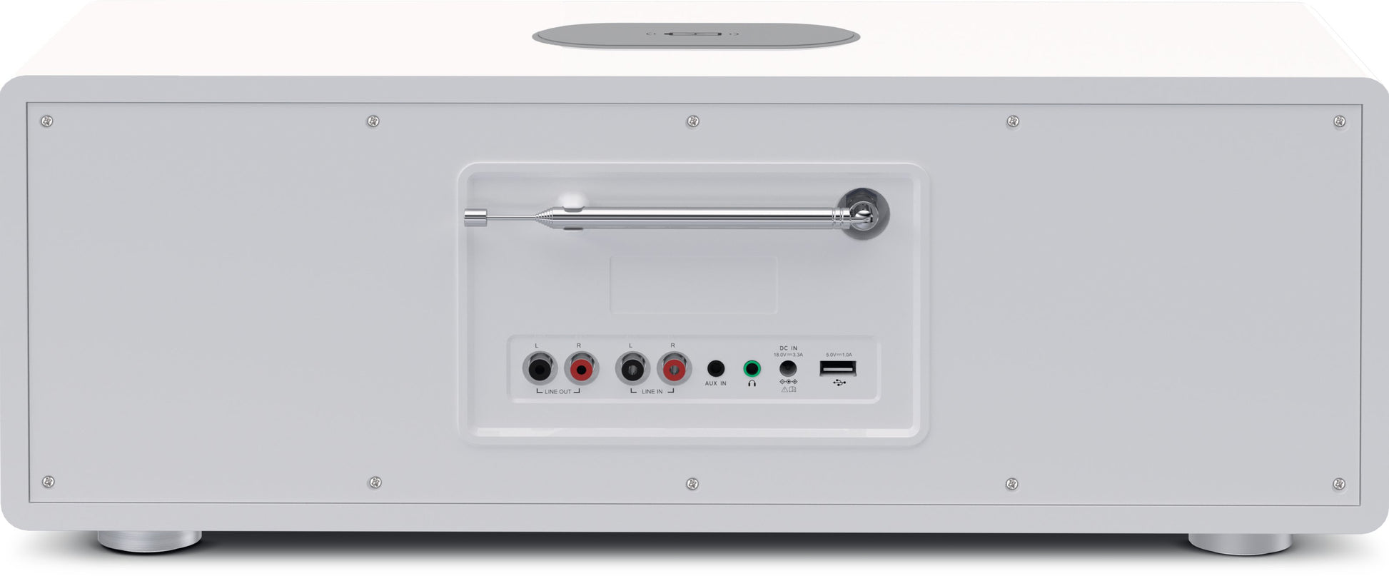 TechniSat DigitRadio 650 – DAB-/Internetradio – Tischradio – DAB+, CD, Bluetooth, Spotify – Weiss