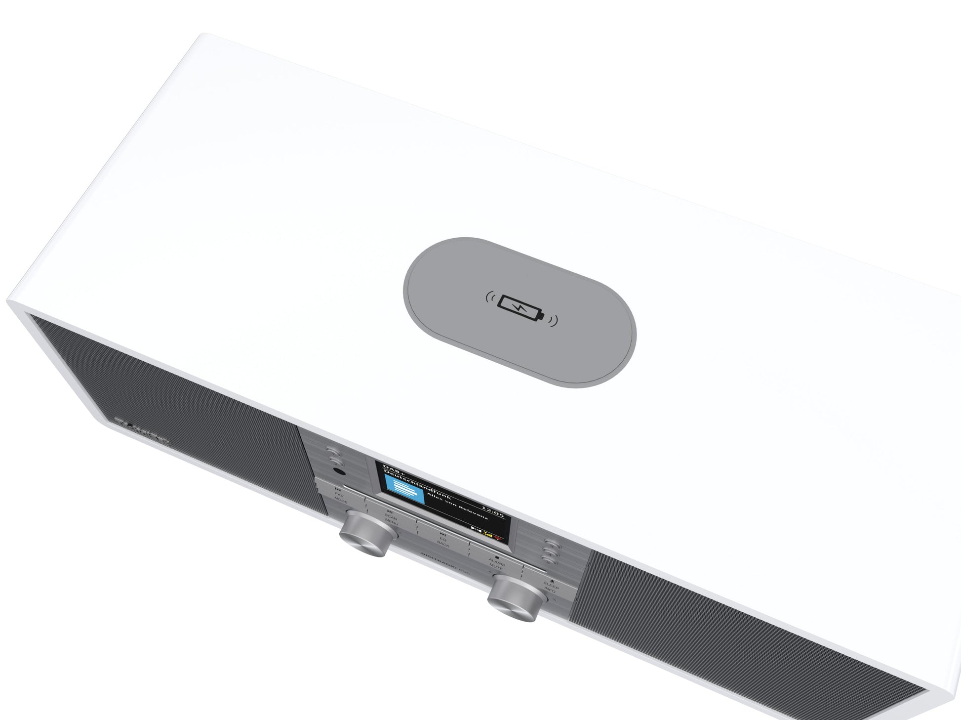 TechniSat DigitRadio 650 – DAB-/Internetradio – Tischradio – DAB+, CD, Bluetooth, Spotify – Weiss