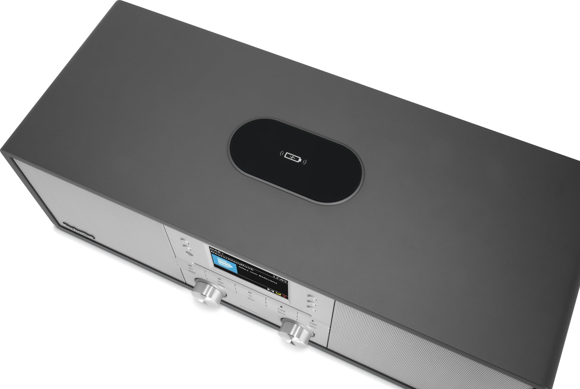 TechniSat DigitRadio 650 – DAB-/Internetradio – Tischradio – DAB+, UKW, CD, Bluetooth – Anthrazit