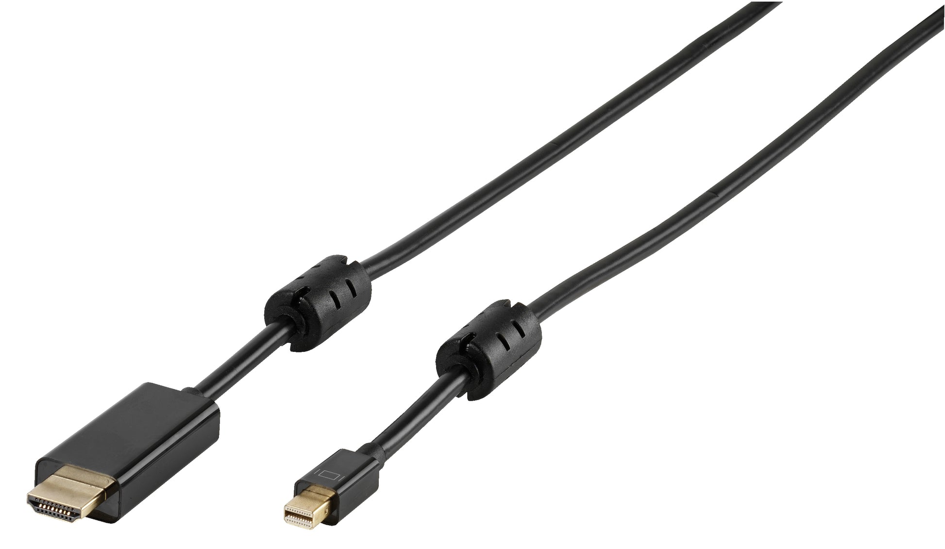 Vivanco Mini DisplayPort auf HDMI Kabel – 1,8 m – für Geräte mit Mini DisplayPort und HDMI-Eingang