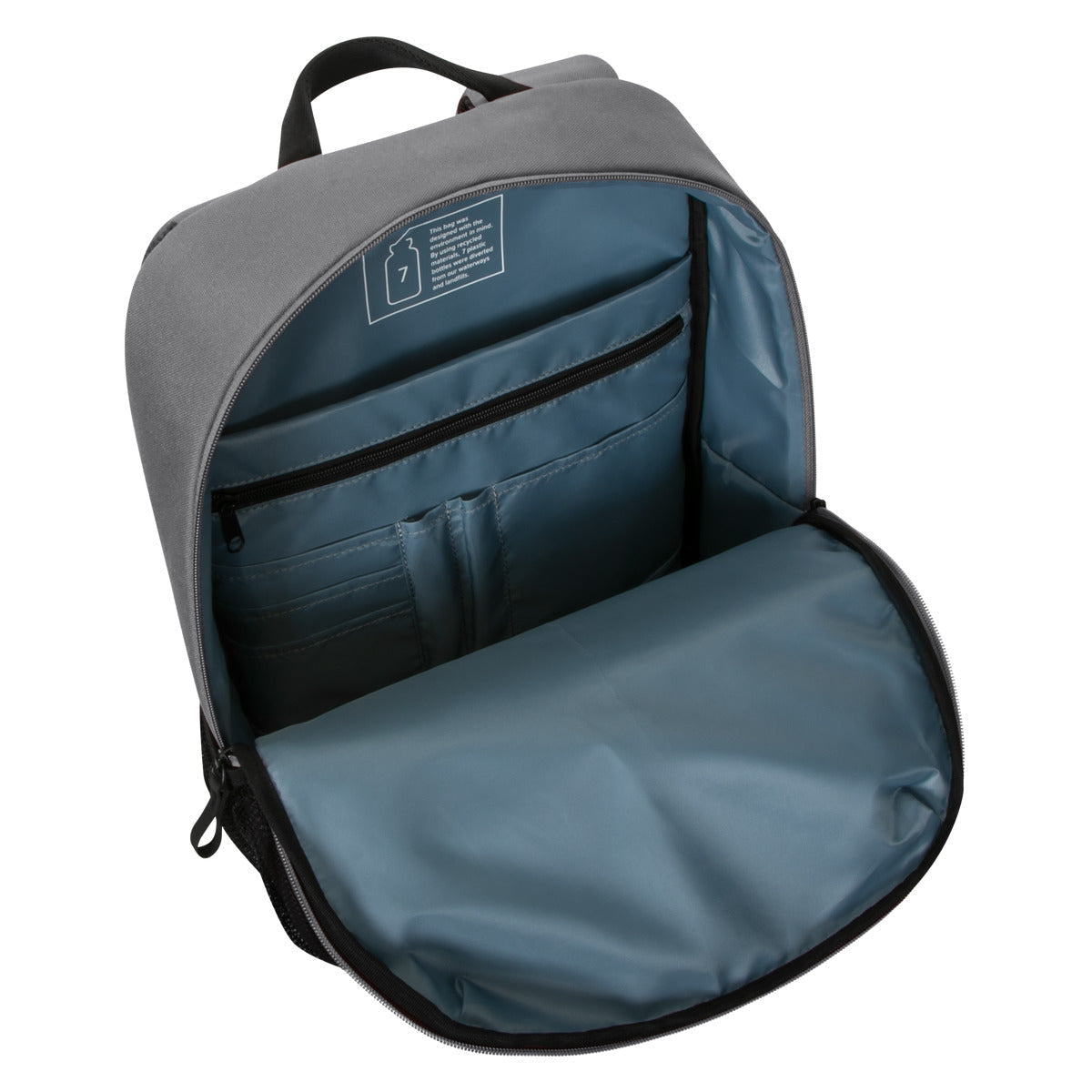 Targus Notebook-Rucksack Sagano Campus – für 15,6", rPET-Polyester – Grau, 140 × 500 × 300 mm