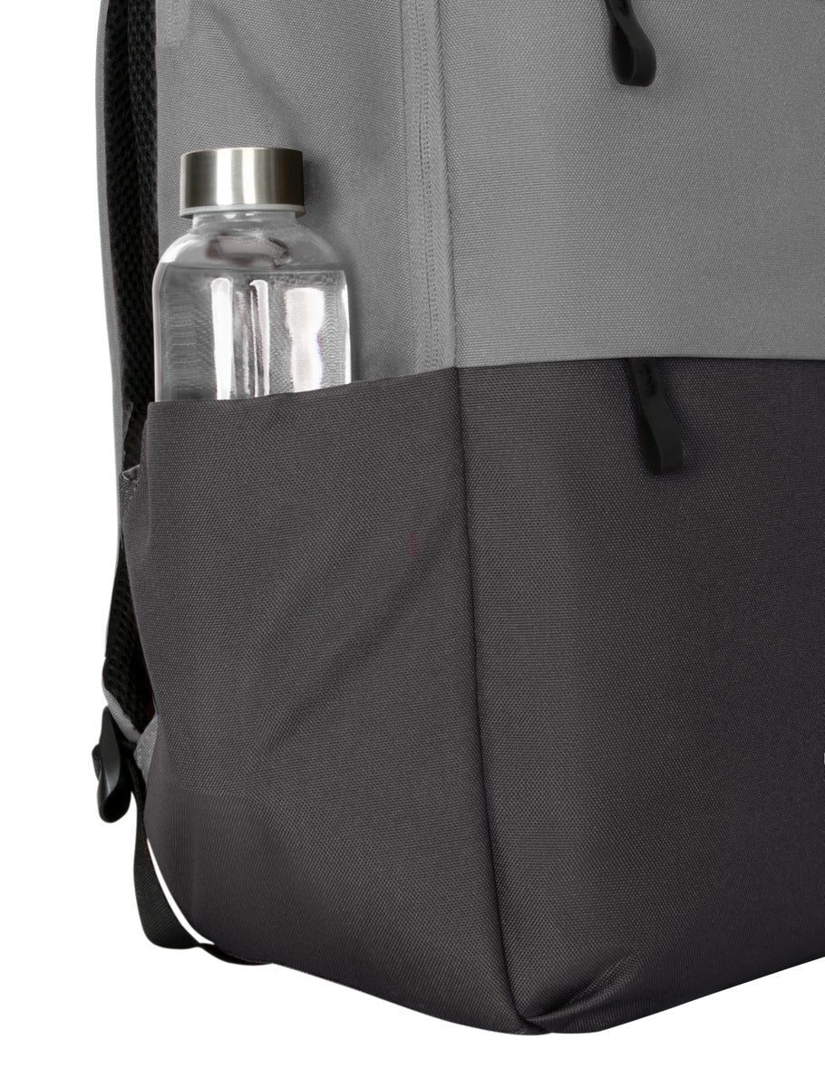 Targus Notebook-Rucksack Sagano – für 15,6", mit Regenabdeckung, rPET-Polyester – Grau, 190 × 530 × 330 mm