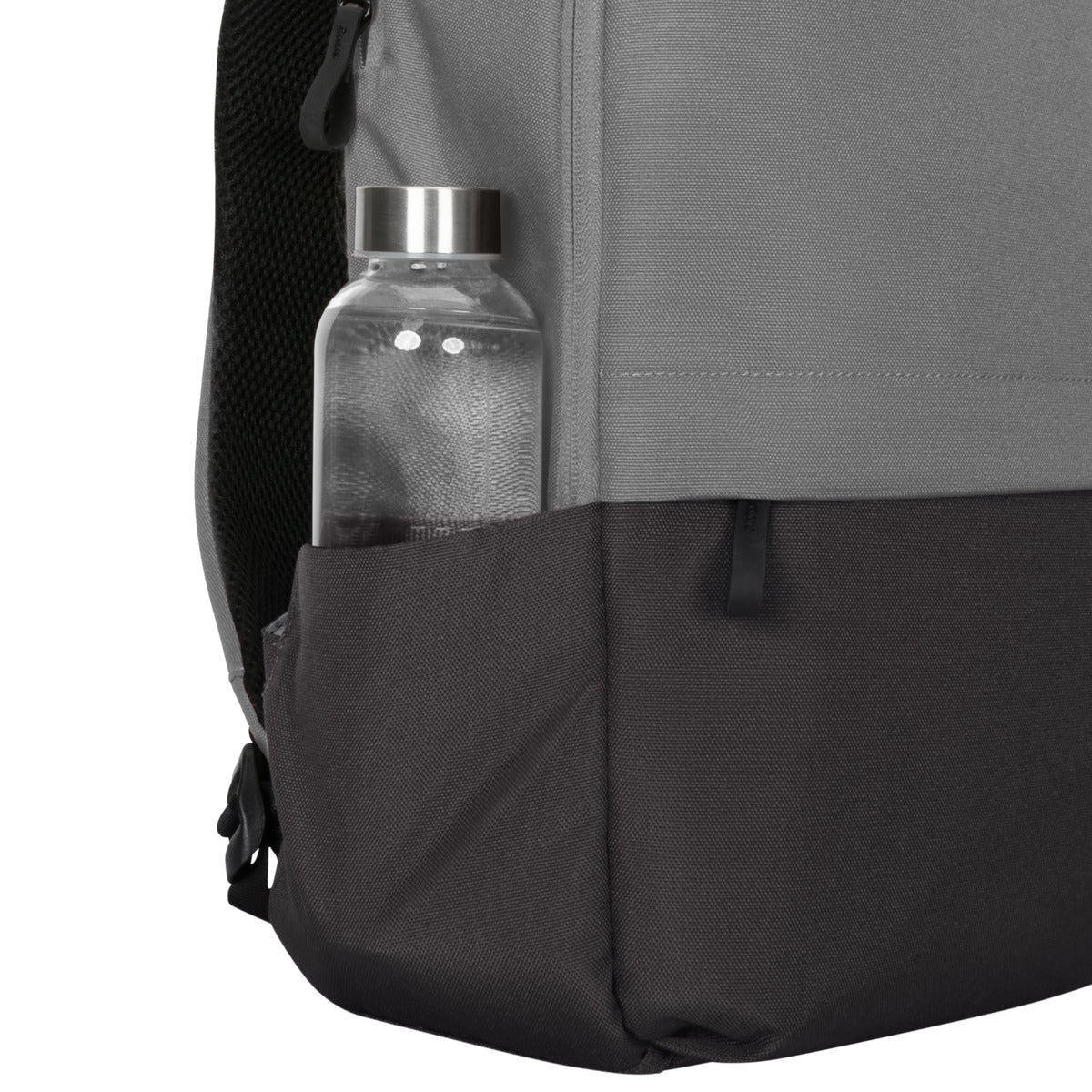 Targus Notebook-Rucksack Sagano Commuter – mit Regenabdeckung, rPET-Polyester – Grau, 300 × 500 × 175 mm