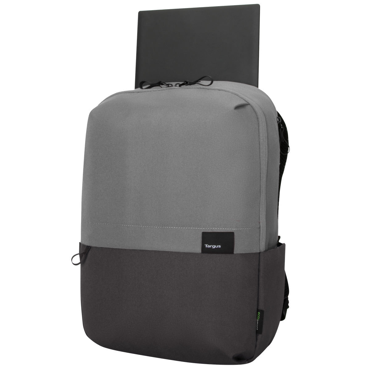 Targus Notebook-Rucksack Sagano Commuter – mit Regenabdeckung, rPET-Polyester – Grau, 300 × 500 × 175 mm