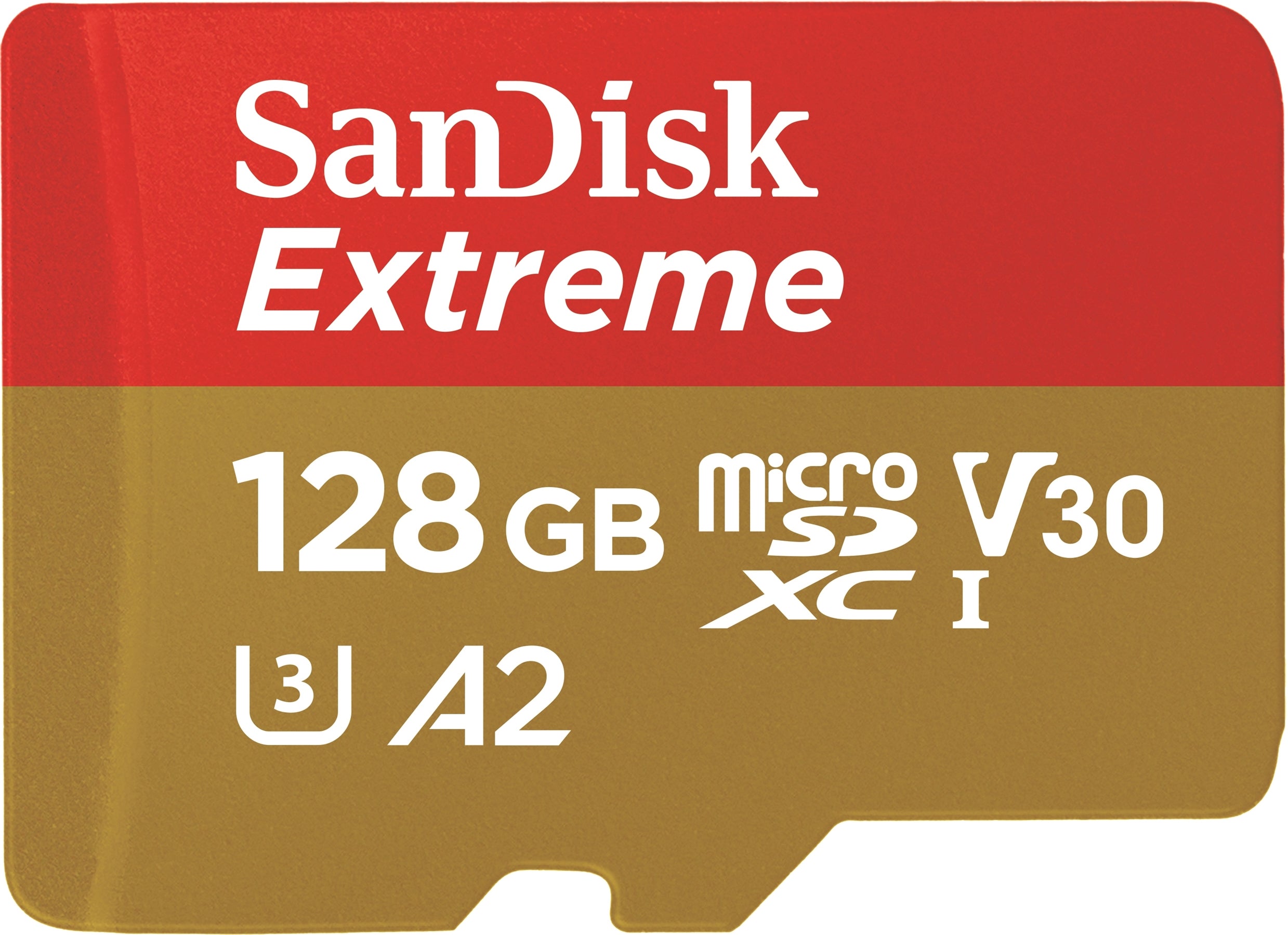 SanDisk Extreme Speichergerät – 128 GB, microSDXC, für Action-Cams und Drohnen