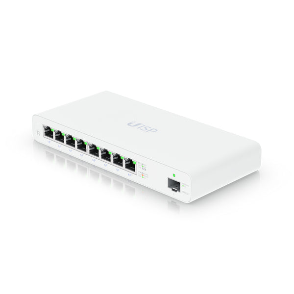 Ubiquiti UISP Router – Enterprise-Router, 8x RJ-45 (Gigabit, PoE), 1x SFP (WAN)