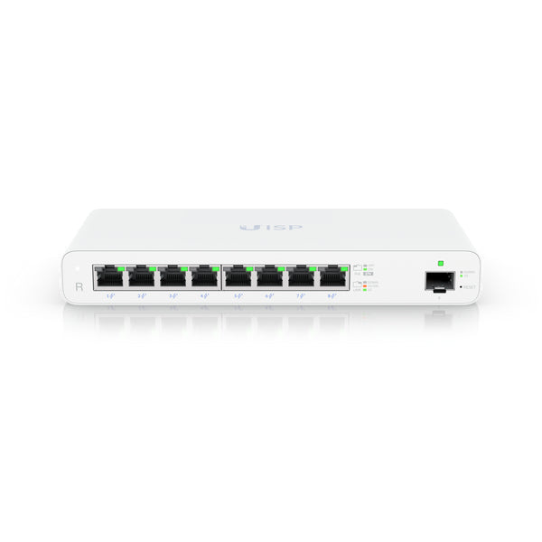 Ubiquiti UISP Router – Enterprise-Router, 8x RJ-45 (Gigabit, PoE), 1x SFP (WAN)